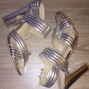 Forever metallic heels